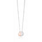 Fiorelli Silver Hammered Rose Gold Pendant P4401Fiorelli SilverP4401
