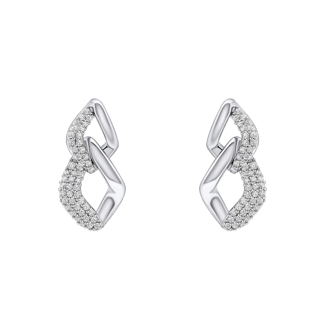 Fiorelli Sterling Silver Clear Cubic Zirconia Earrings E6454CFiorelli SilverE6454C