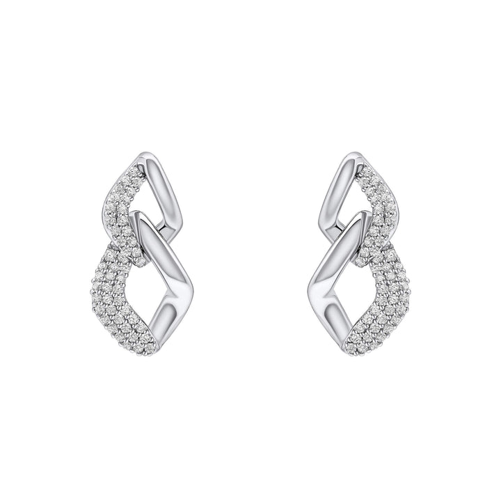 Fiorelli Sterling Silver Clear Cubic Zirconia Earrings E6454CFiorelli SilverE6454C