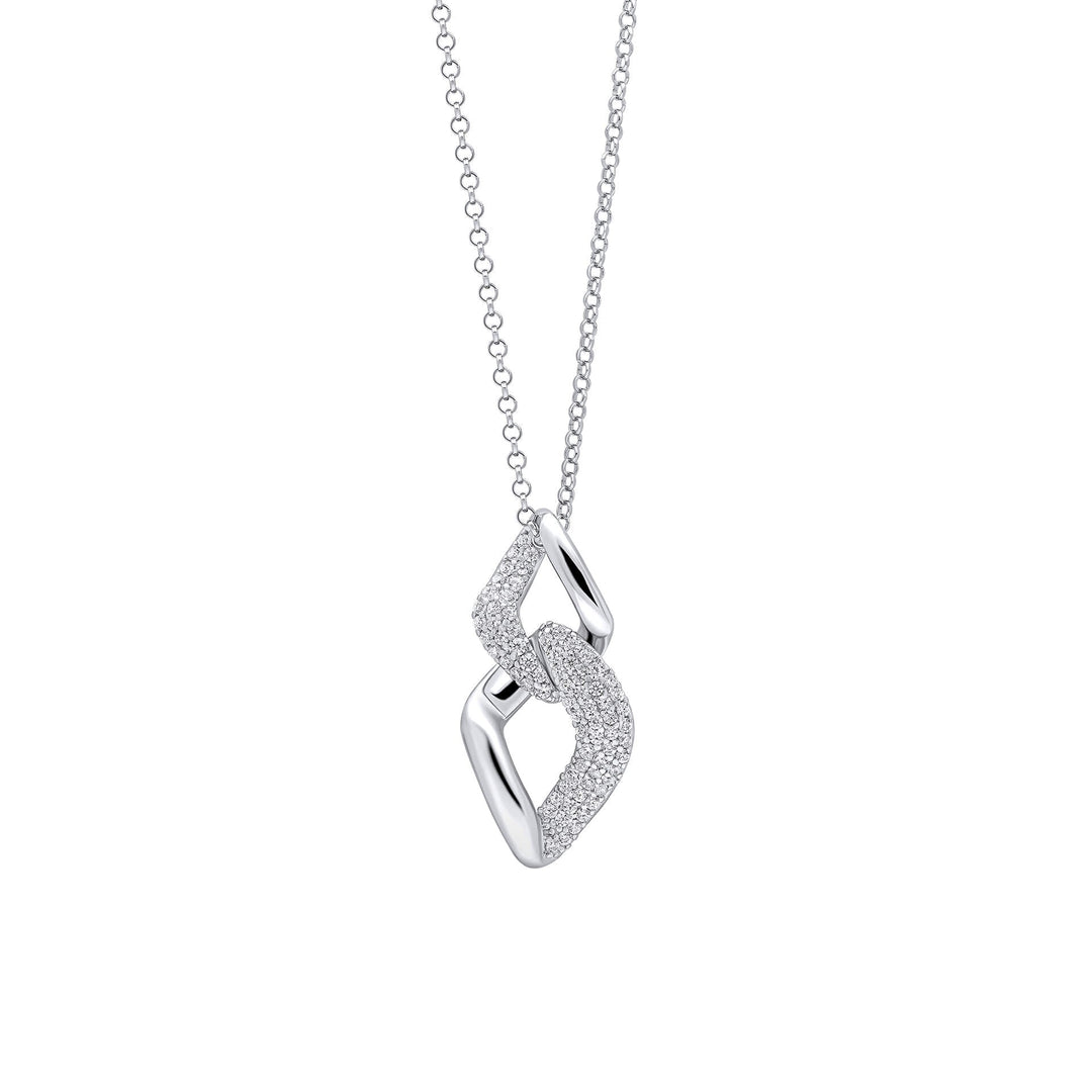 Fiorelli Sterling Silver Clear Cubic Zirconia Pendant P5433CFiorelli SilverP5433C