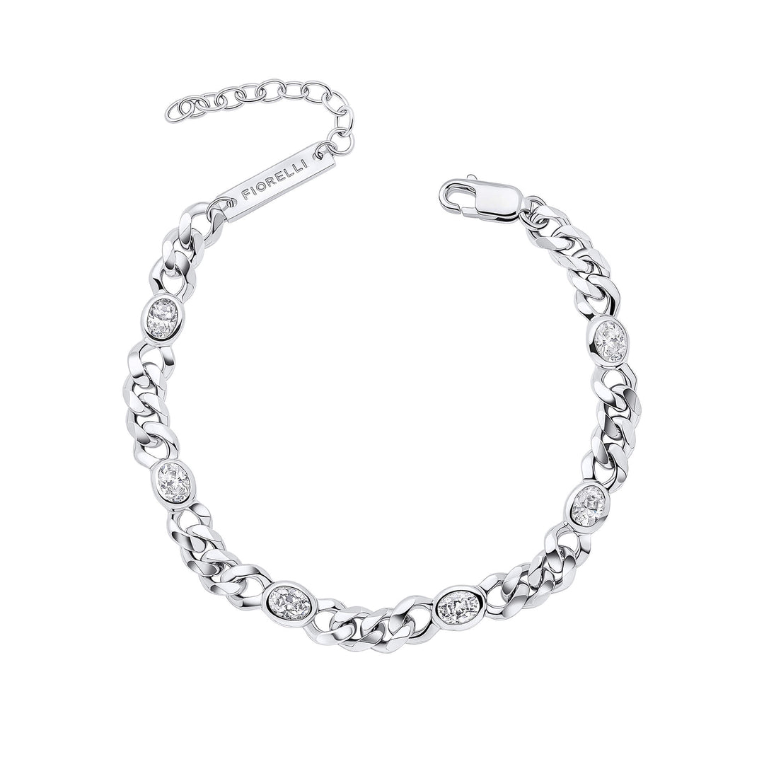 Fiorelli Sterling Silver White Cubic Zirconia Bracelet B5518CFiorelli SilverB5518C