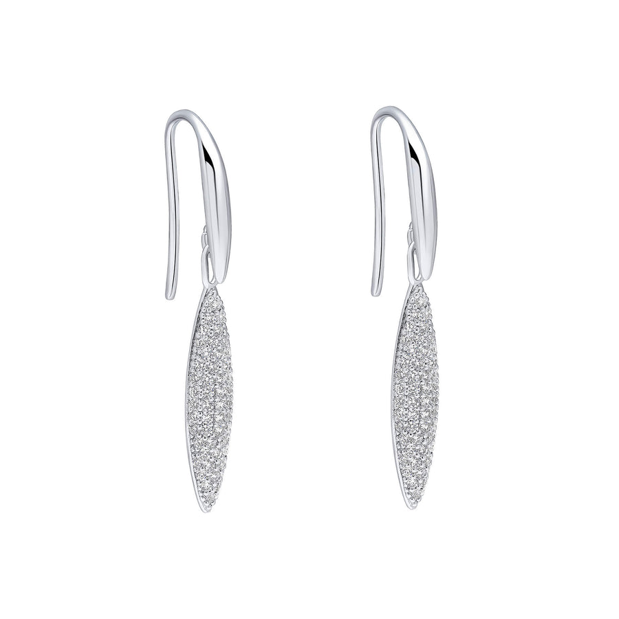 Fiorelli Sterling Silver White Cubic Zirconia Earrings E6451CFiorelli SilverE6451C