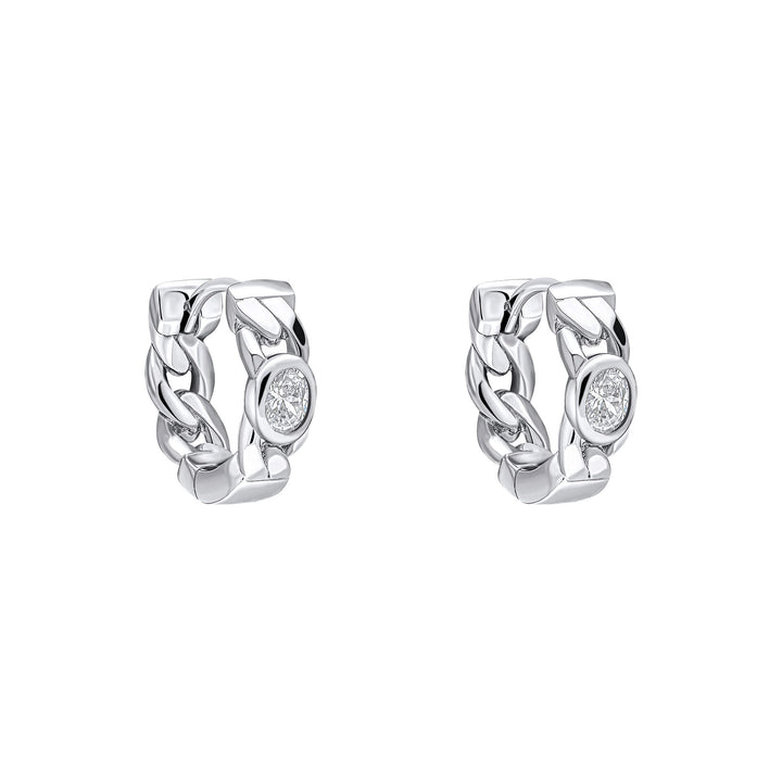 Fiorelli Sterling Silver White Cubic Zirconia Earrings E6460CFiorelli SilverE6460C