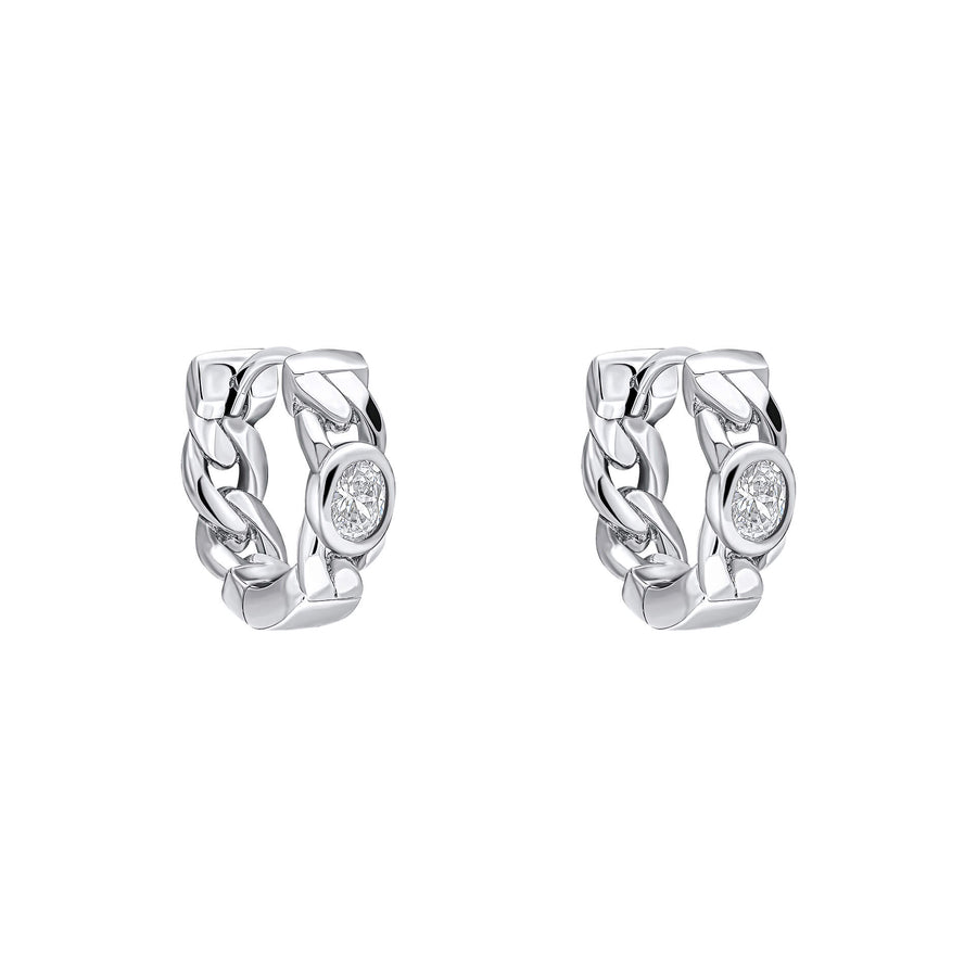 Fiorelli Sterling Silver White Cubic Zirconia Earrings E6460CFiorelli SilverE6460C