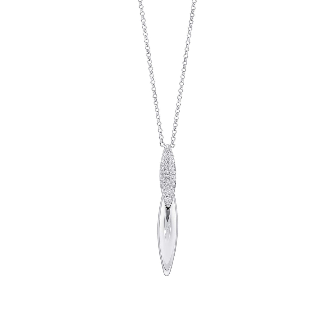 Fiorelli Sterling Silver White Cubic Zirconia Pendant P5431CFiorelli SilverP5431C