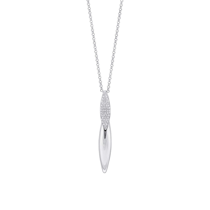 Fiorelli Sterling Silver White Cubic Zirconia Pendant P5431CFiorelli SilverP5431C