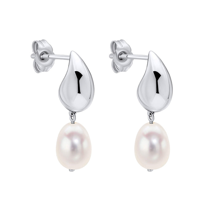 Fiorelli Sterling Silver White Freshwater Pearl Earrings E6503WFiorelli SilverE6503W