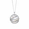 Fiorelli Sterling Silver Zirconia Mother of Pearl Pendant P5435WFiorelli SilverP5435W