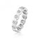 Flat Rubover Full Set Cubic Zirconia Eternity Ring SRG0102Silver & CoSRG0102/J