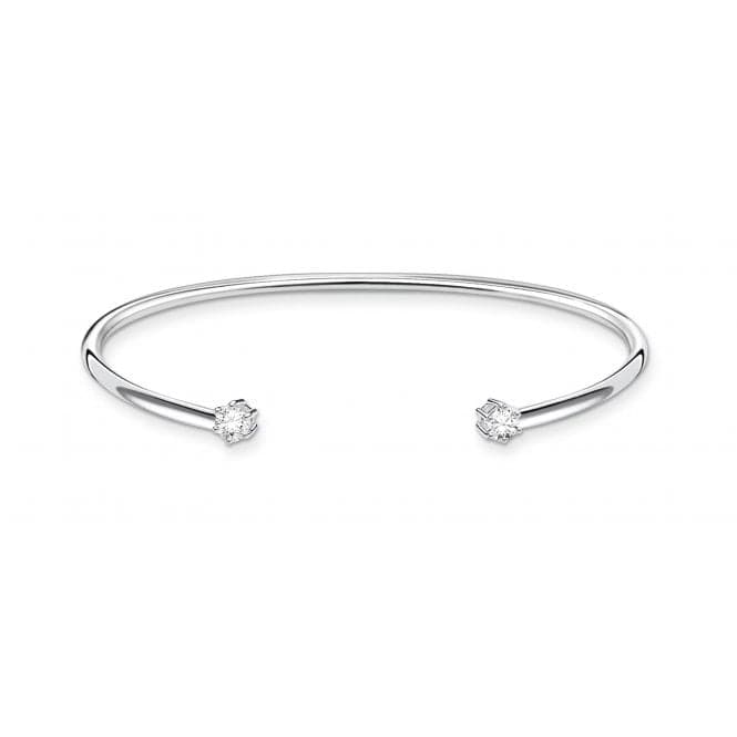 Flexible Zirconia Pave Silver Bangle AR104 - 051 - 14Thomas Sabo Charm Club CharmingAR104 - 051 - 14 - L15,5