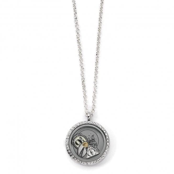 Floating Charm Locket Necklace with 3 charmsHarry PotterWN0164