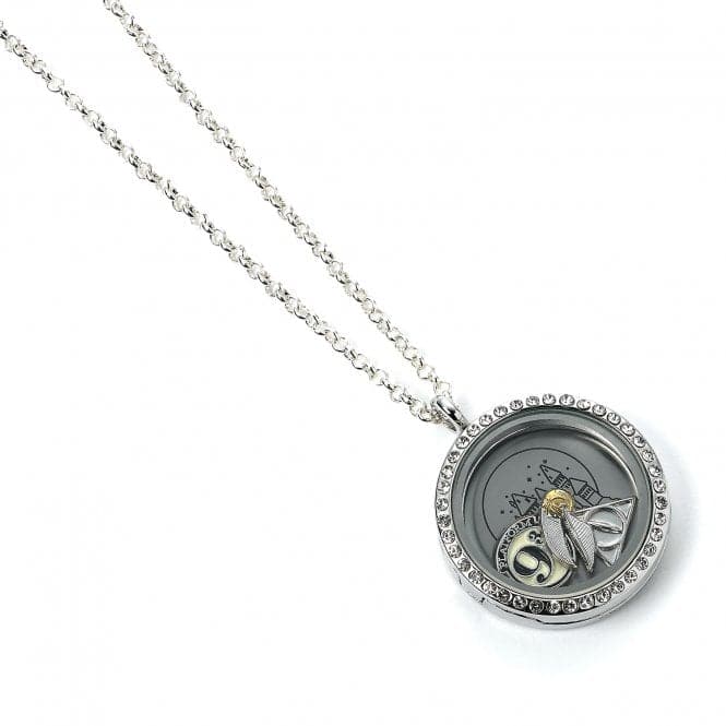 Floating Charm Locket Necklace with 3 charmsHarry PotterWN0164