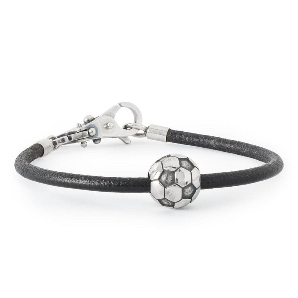 Football Passion Leather BraceletTrollbeadsTLEBO - 00256