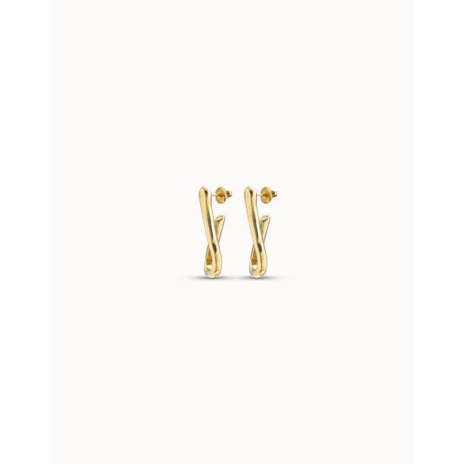 For U Golden Metal EarringsUNOde50PEN0795ORO0000U