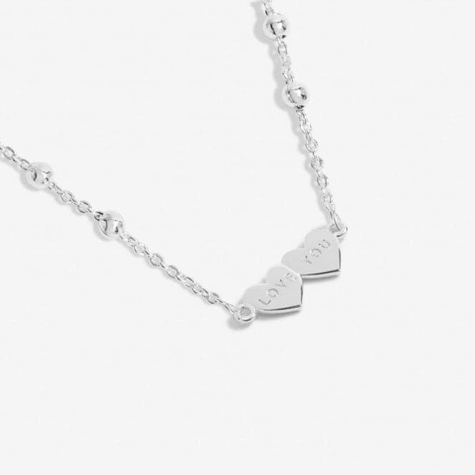 Forever I Love You Silver Plated 46cm + 5cm Necklace 6733Joma Jewellery6733