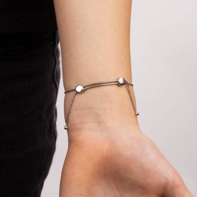 Womens silver diamond bracelet sales