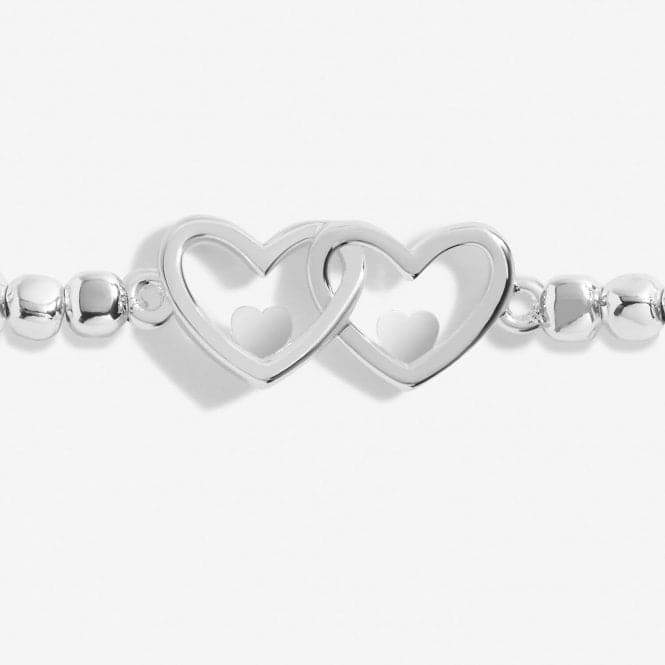 Forever Yours 40th Birthday Silver Plated 17.5cm Bracelet 6883Joma Jewellery6883