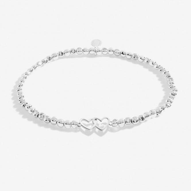 Forever Yours 40th Birthday Silver Plated 17.5cm Bracelet 6883Joma Jewellery6883