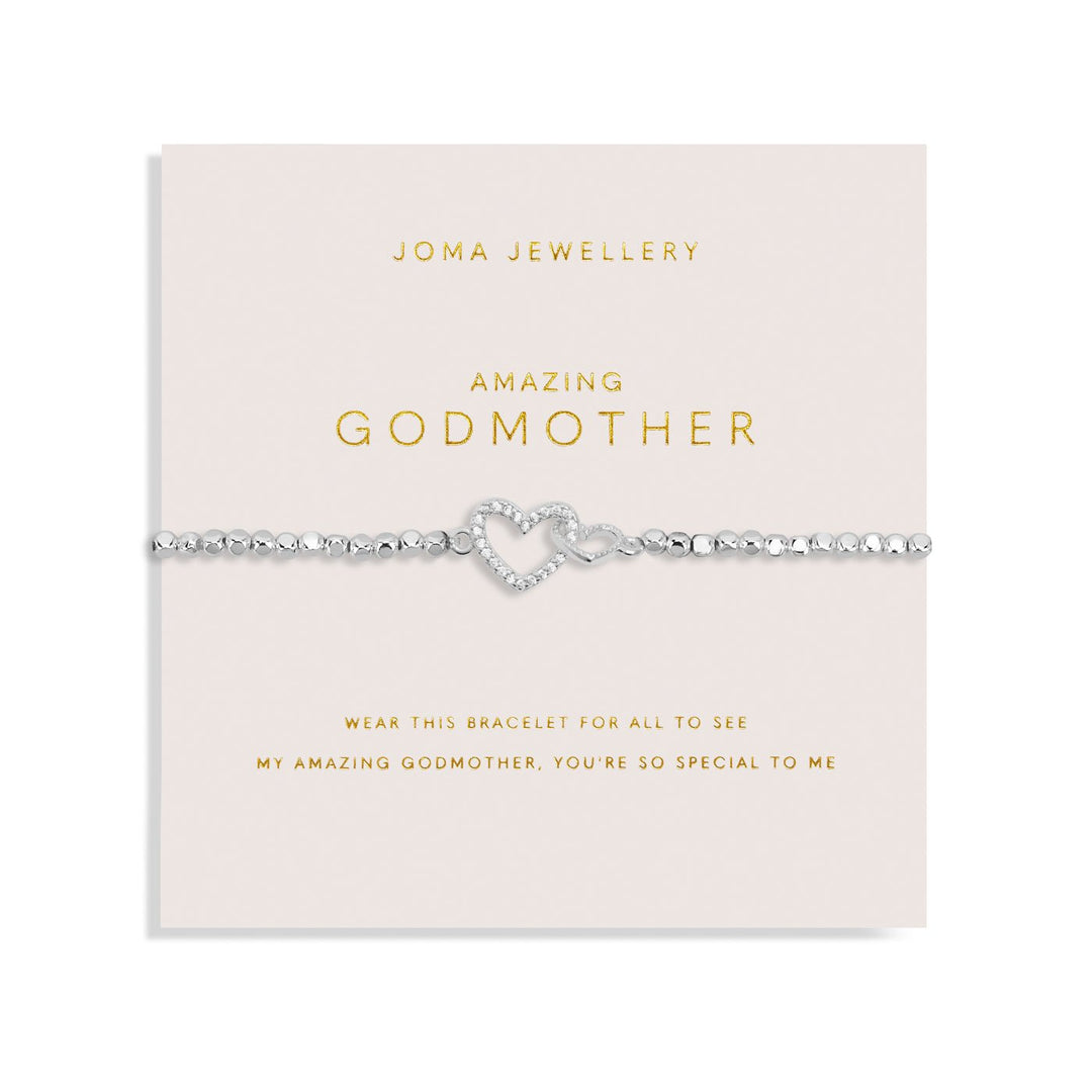 Forever Yours Amazing Godmother Silver Plated Bracelet 7482Joma Jewellery7482