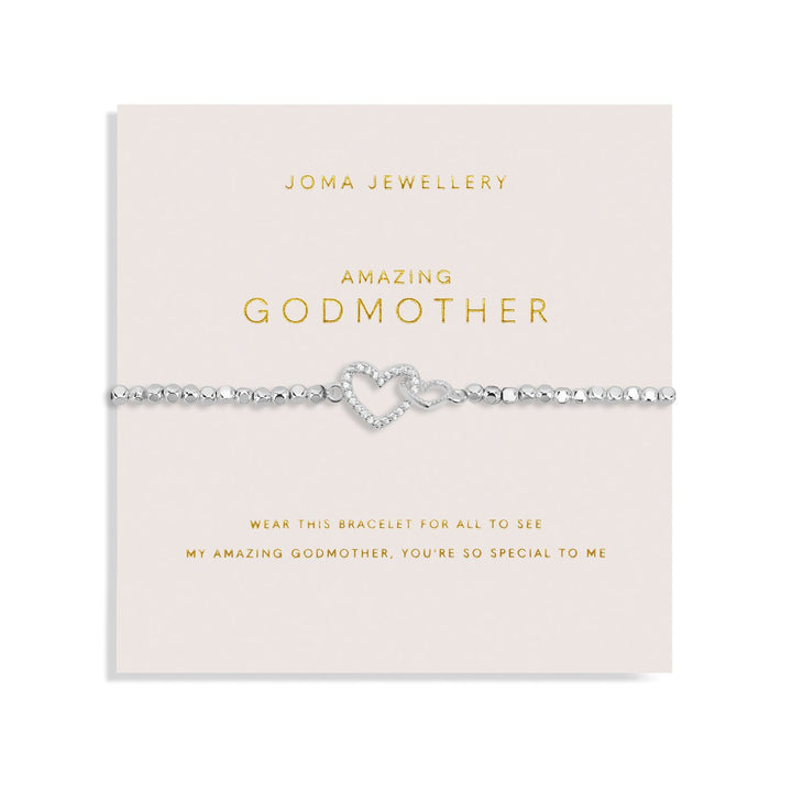 Forever Yours Amazing Godmother Silver Plated Bracelet 7482Joma Jewellery7482