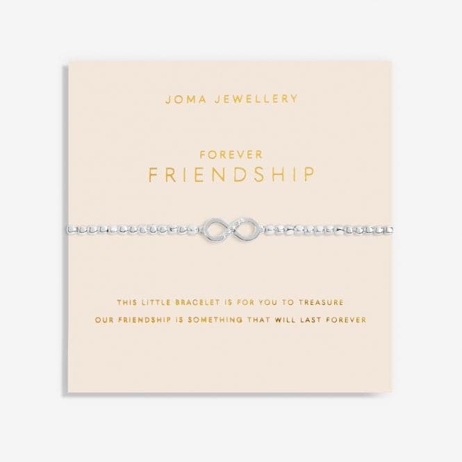 Forever Yours Forever Friendship Silver 17.5cm Bracelet 6154Joma Jewellery6154