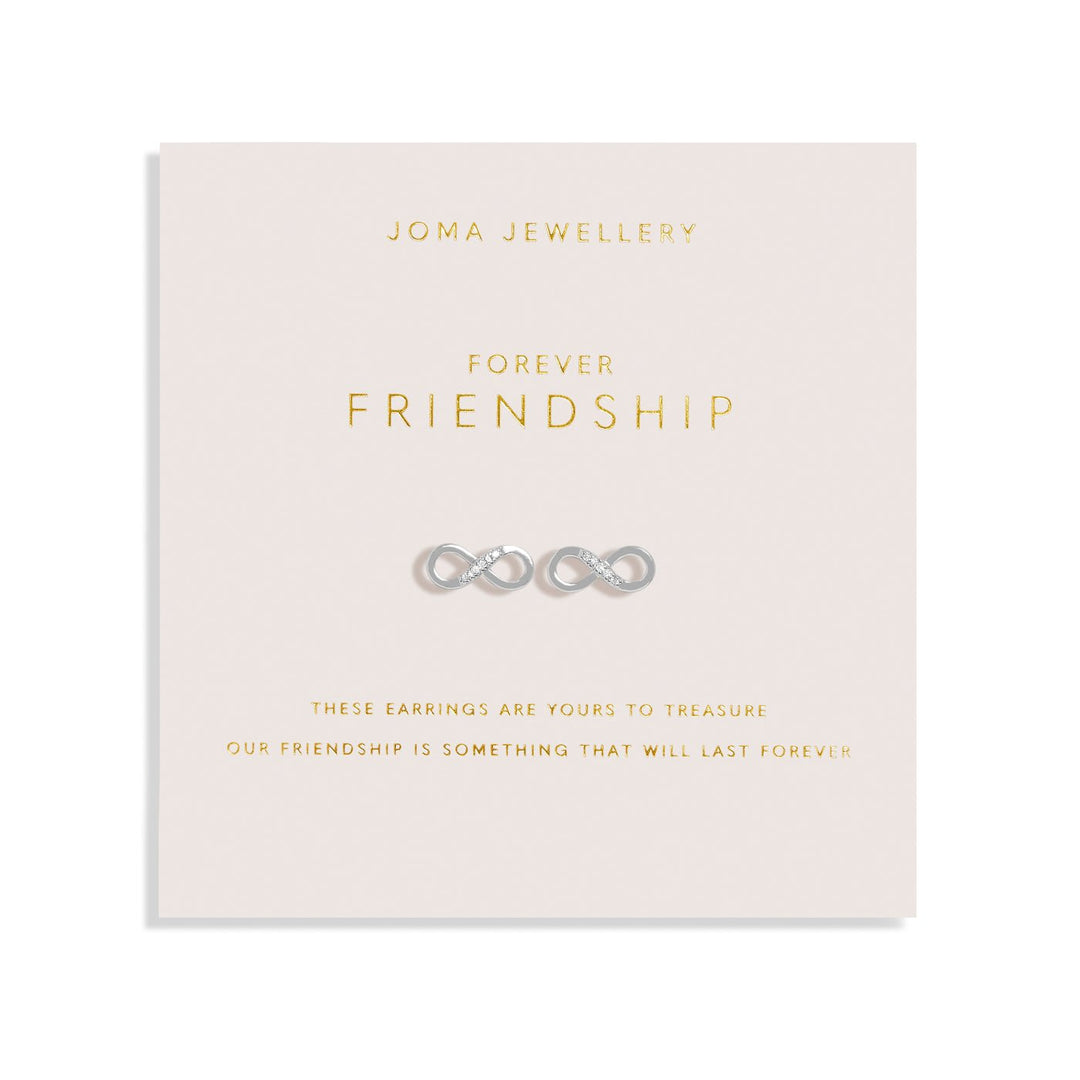 Forever Yours Forever Friendship Silver Plated Earrings 7506Joma Jewellery7506