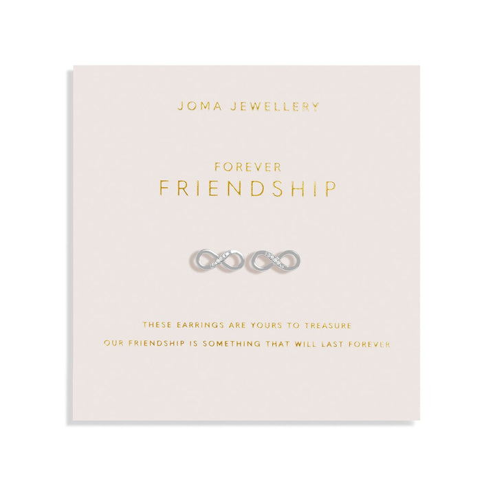 Forever Yours Forever Friendship Silver Plated Earrings 7506Joma Jewellery7506