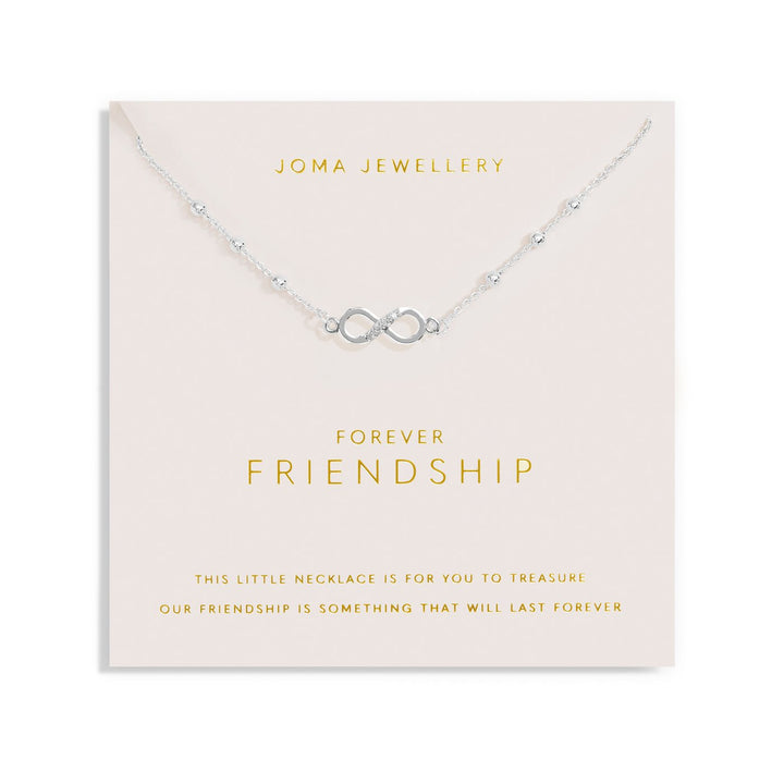 Forever Yours Forever Friendship Silver Plated Necklace 7487Joma Jewellery7487