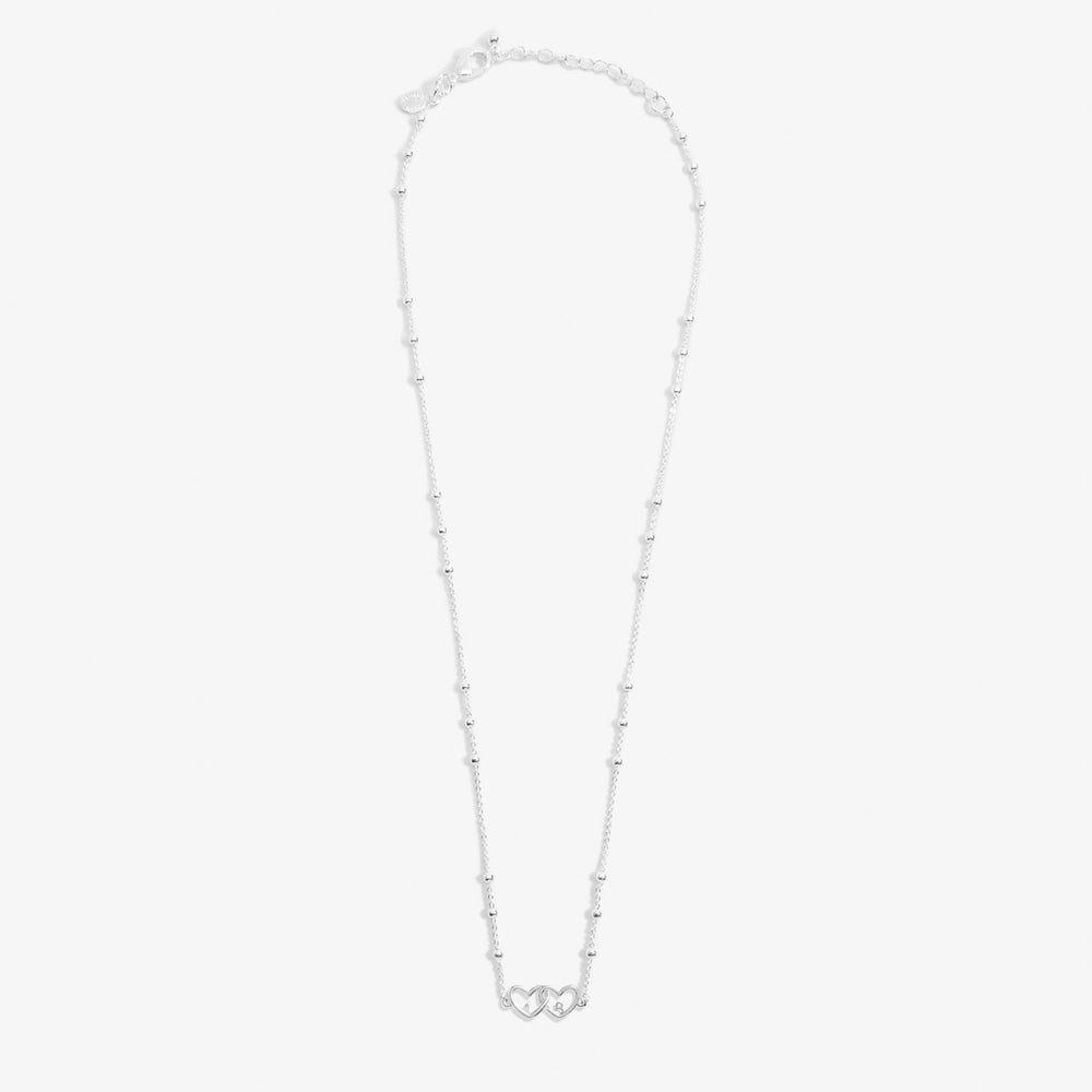 Forever Yours Happy 18th Birthday Silver Plated Necklace 7492Joma Jewellery7492