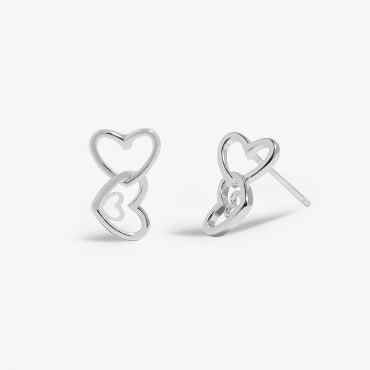 Forever Yours Happy 21st Birthday Silver Plated Earrings 7512Joma Jewellery7512