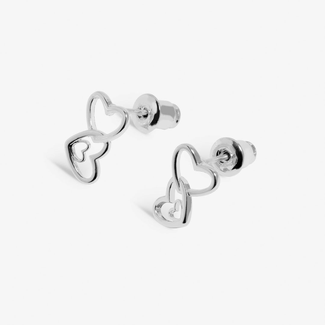 Forever Yours Happy 21st Birthday Silver Plated Earrings 7512Joma Jewellery7512