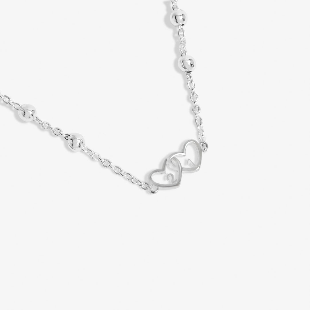 Forever Yours Happy 21st Birthday Silver Plated Necklace 7493Joma Jewellery7493