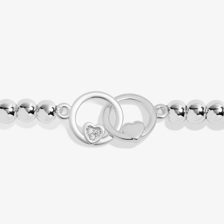 Forever Yours Happy Anniversary Silver Plated Bracelet 7478Joma Jewellery7478