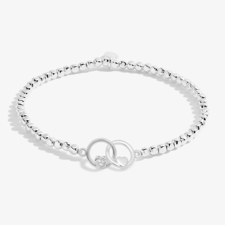 Forever Yours Happy Anniversary Silver Plated Bracelet 7478Joma Jewellery7478