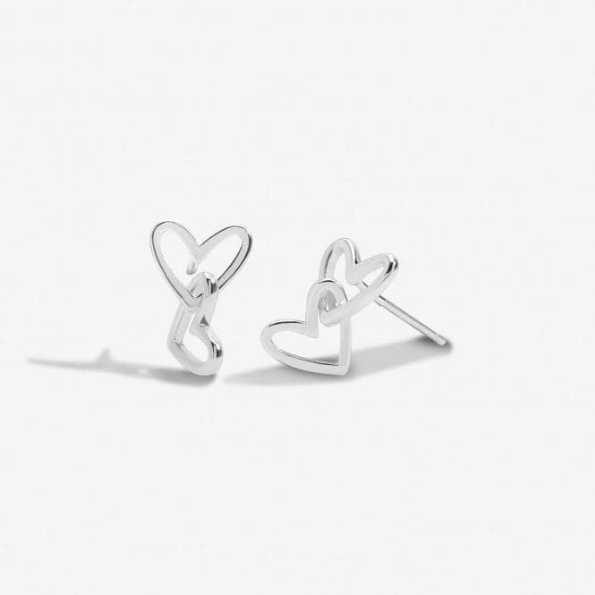 Forever Yours Happy Birthday Silver Plated Earrings 6759Joma Jewellery6759