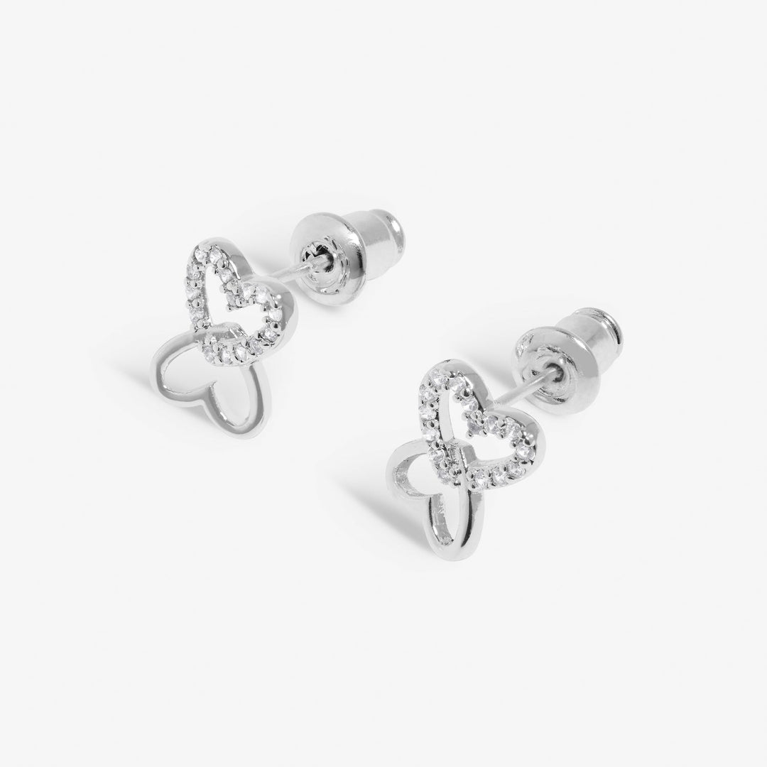 Forever Yours Just For You Birthday Girl Silver Plated Earrings 7505Joma Jewellery7505