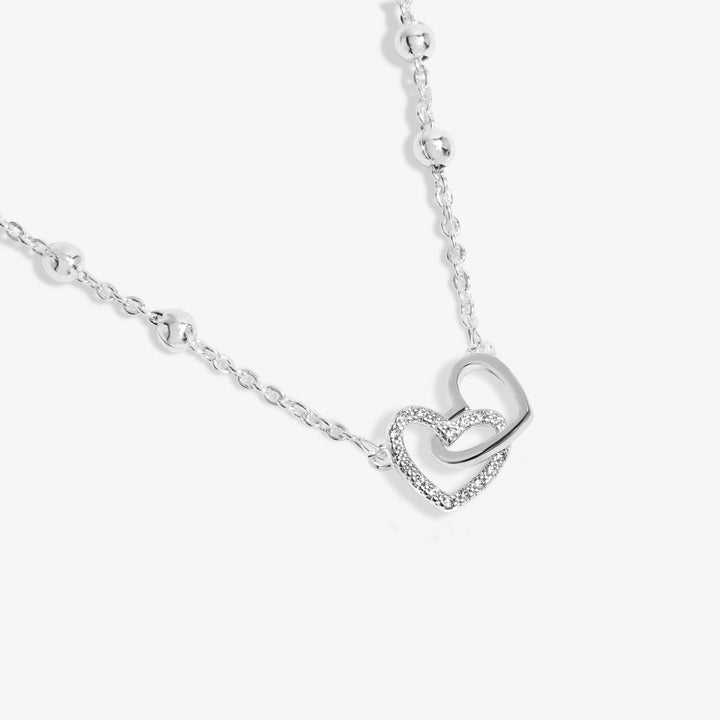 Forever Yours Just For You Birthday Girl Silver Plated Necklace 7486Joma Jewellery7486