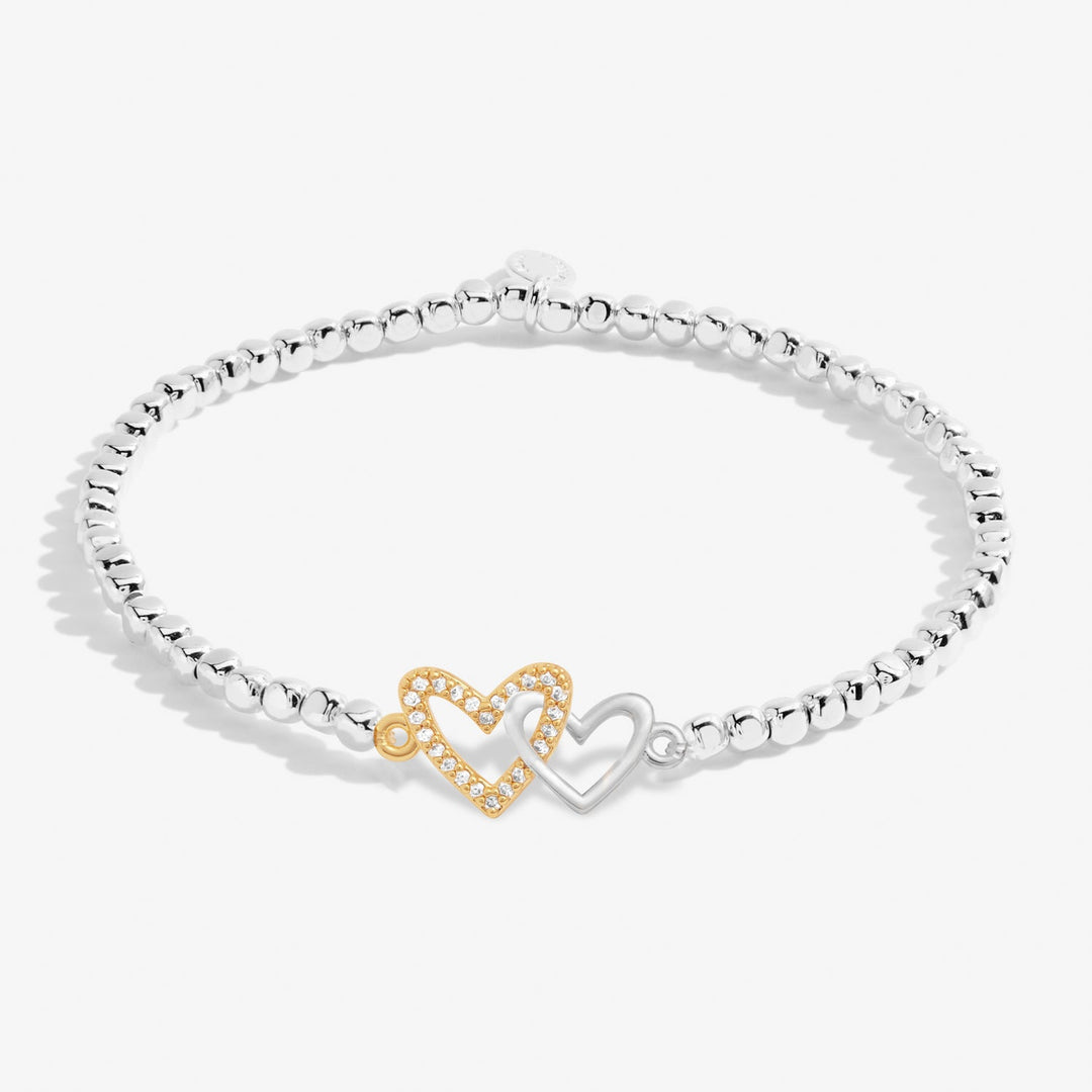 Forever Yours Love You Mum Silver Gold Plated Bracelet 7477Joma Jewellery7477