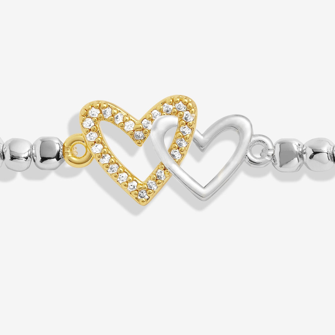 Forever Yours Love You Mum Silver Gold Plated Bracelet 7477Joma Jewellery7477