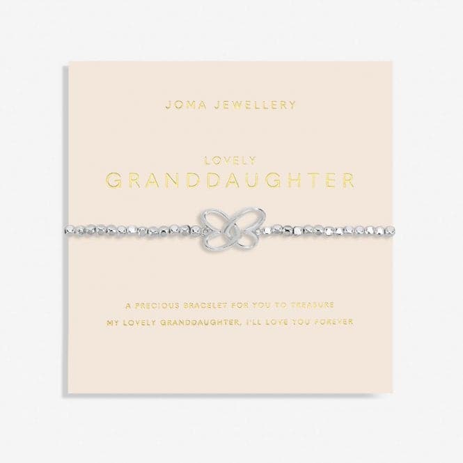 Forever Yours Lovely Grandaughter Silver Plated 17.5cm Bracelet 6880Joma Jewellery6880