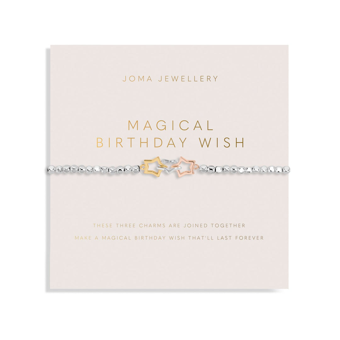 Forever Yours Magical Birthday Wish Silver Bracelet 8281Joma Jewellery8281