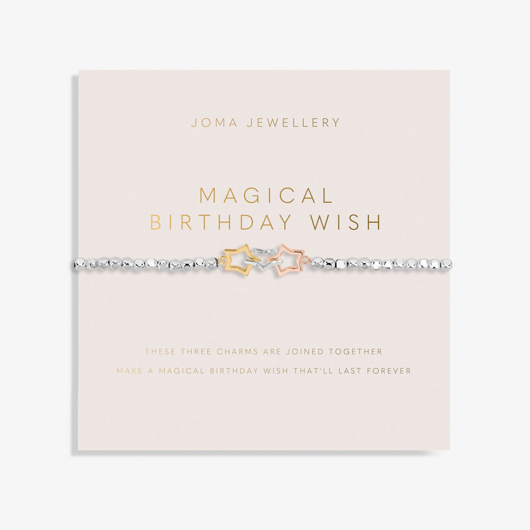 Forever Yours Magical Birthday Wish Silver Bracelet 8281Joma Jewellery8281