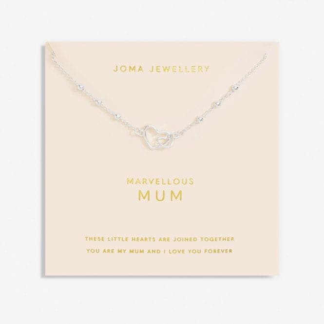 Forever Yours Marvellous Mum Silver Plated 46cm + 5cm Necklace 6712Joma Jewellery6712