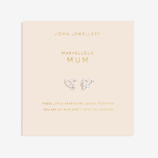 Forever Yours Marvellous Mum Silver Plated Earrings 6761Joma Jewellery6761