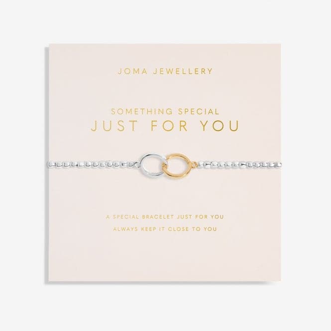 Forever Yours Something Special For You Silver And Gold 17.5cm Bracelet 6163Joma Jewellery6163