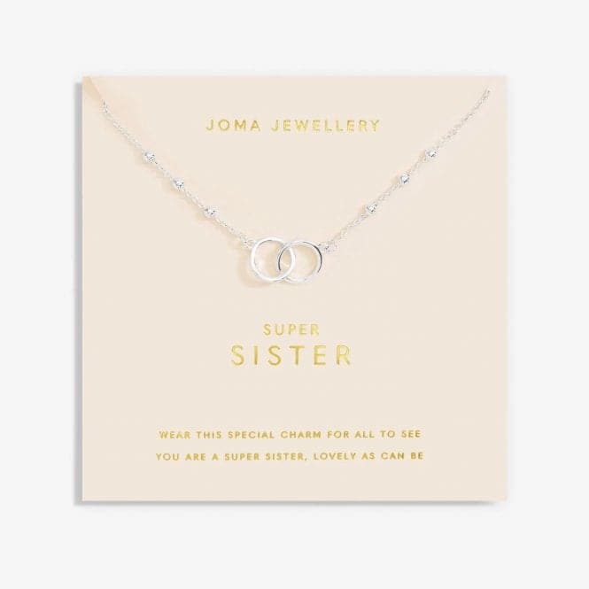 Forever Yours Super Sister Silver Plated 46cm + 5cm Necklace 6713Joma Jewellery6713