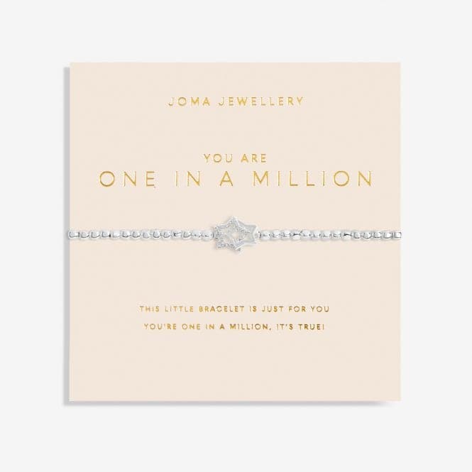 Forever Yours You Are One In A Million Silver 17.5cm Bracelet 6158Joma Jewellery6158