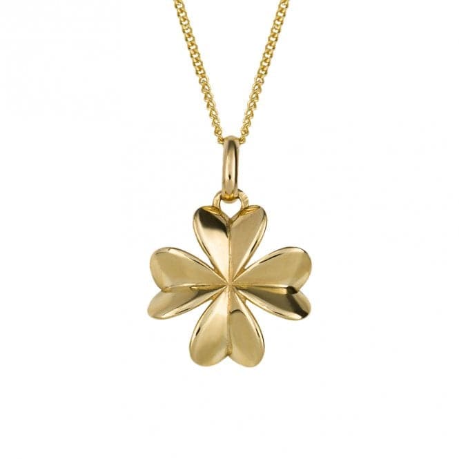 Four Leaf Clover Yellow Gold Pendant GP2296Elements GoldGP2296