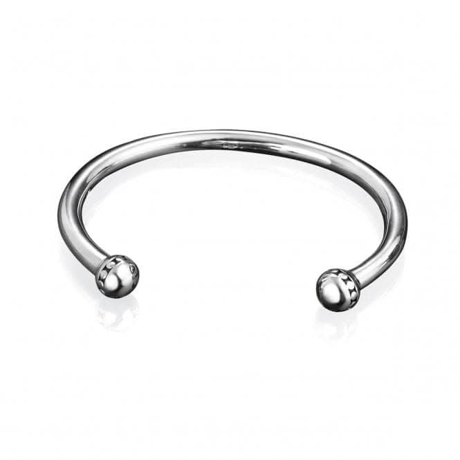 Bangle Oxidised Circle Pattern B2840