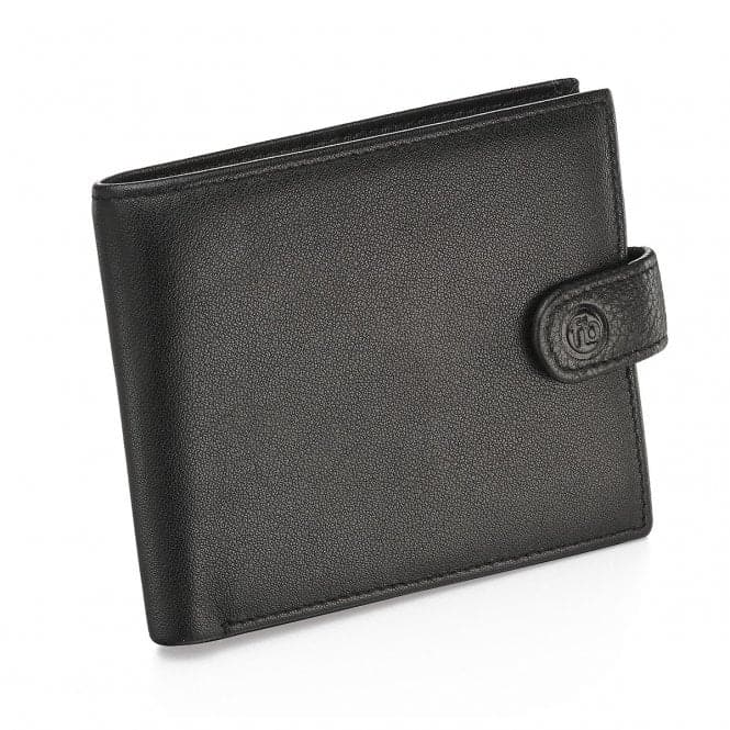 Fred Bennett Black Leather Wallet Coin Purse W014Fred BennettW014